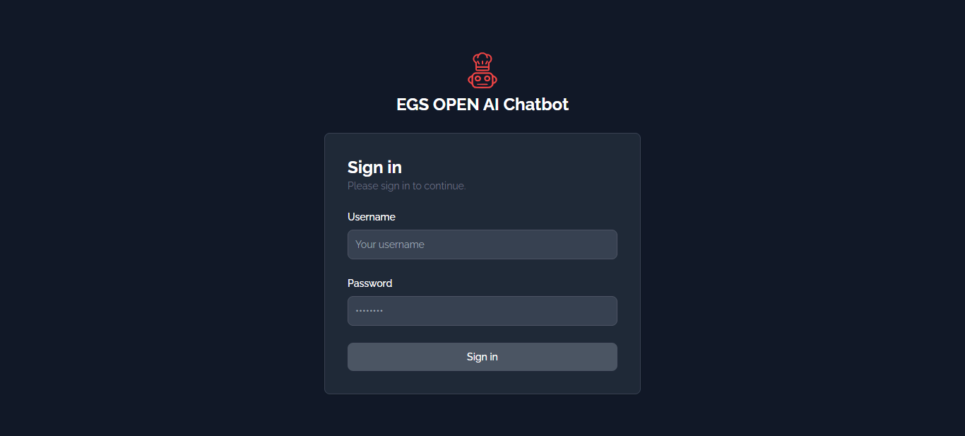 EGS Chatbot-Trainer