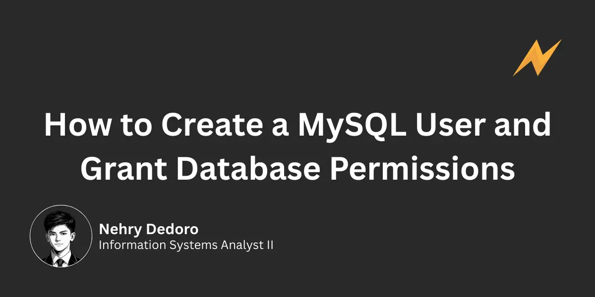 How to Create a MySQL User and Grant Database Permissions