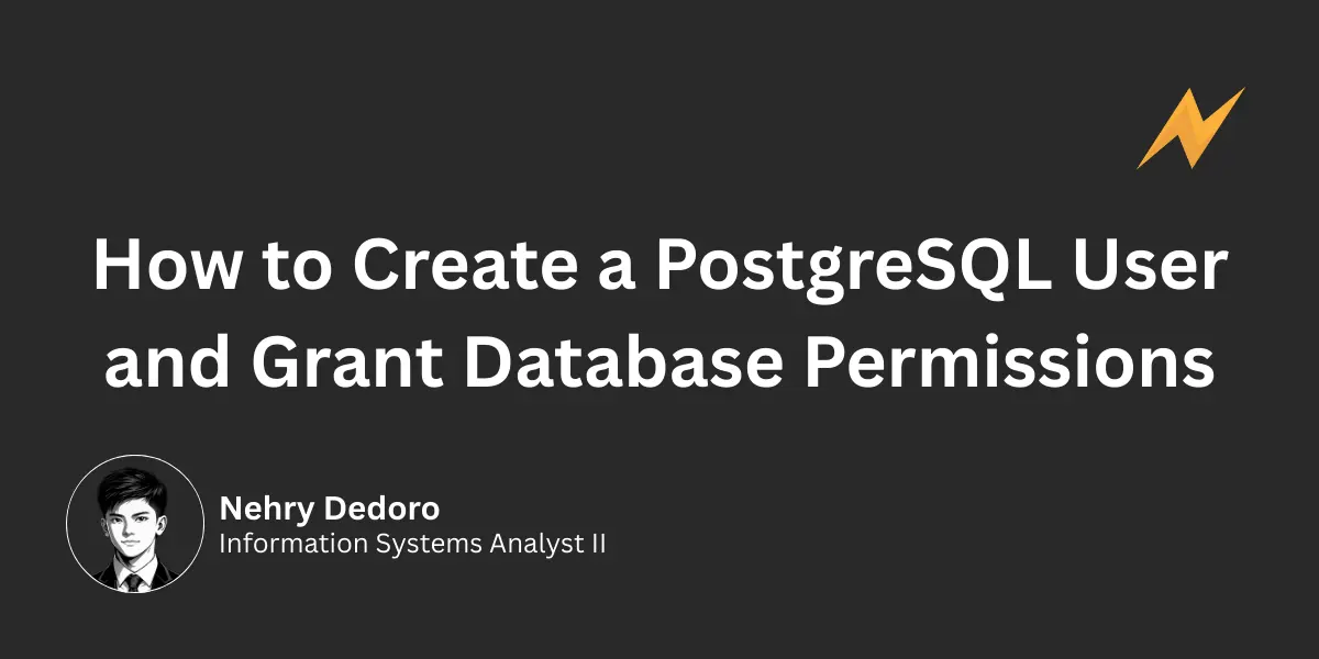 How to Create a PostgreSQL User and Grant Database Permissions